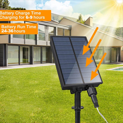 Purple 288 LEDS Christmas Solar Meteor Shower Lights Falling Star Rain Drop Icicle Light