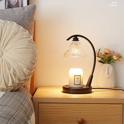 New 2024 Aromatherapy Melting Wax Lamp Dimmable Night Light Table Candle Warmer