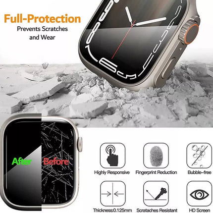 Transform to Ultra For Apple Watch Case iWatch 10 9 46mm 42mm Screen Protector Titanium Gold