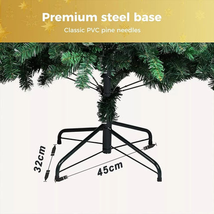 1.8M Christmas Tree Xmas Trees Decorations Green With Fiber Optic LED Lights Au