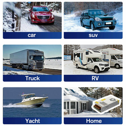 12V 5KW Diesel Heater Tank Remote Control Thermostat Caravan Motorhome