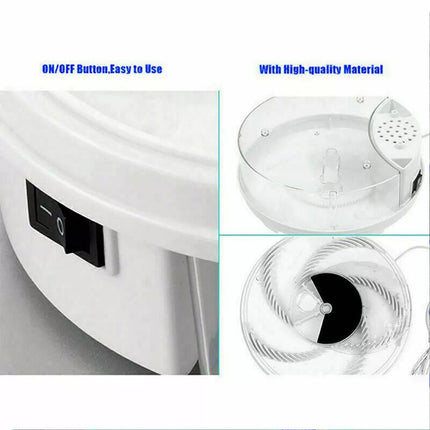 Insect Killer Fly Trap Electric Catcher Bug with Trapping Food White USB Cable
