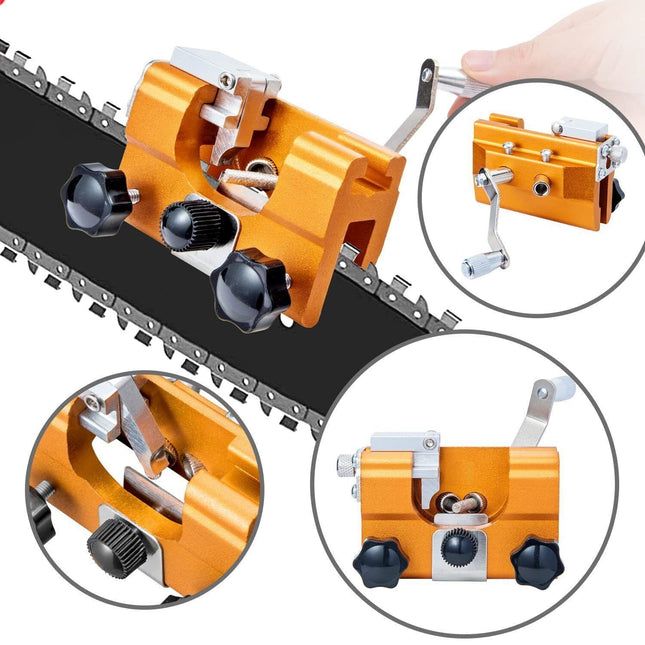 Portable Aluminium Chainsaw Sharpener Jigs Tool Chain Saws Electric Saws