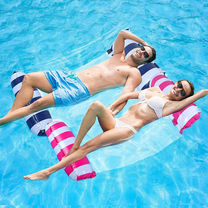 Inflatable Floating Water Hammock Float Pool Lounge Bed Sea Beach Swimming Chair