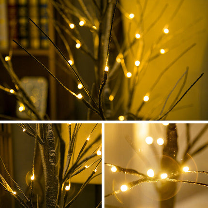 Twig Birch Tree Lighted Fairy Spirit LED Tabletop Light up Tree Lamp