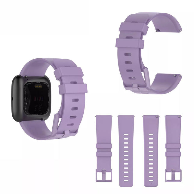 Light Purple Fitbit Versa 2 Watch Repacement Silicone Sport Fitness Band Strap Wristband Lite