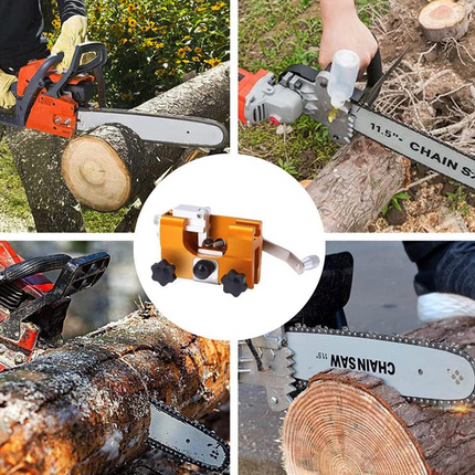 Portable Aluminium Chainsaw Sharpener Jigs Tool Chain Saws Electric Saws