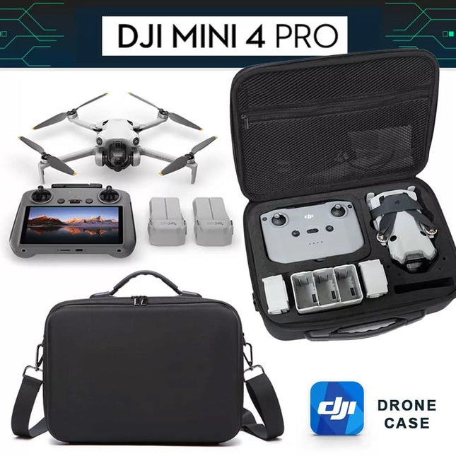 DJI Mini 4 Pro (Dji RC-N2) Drone Accessories Storage Case Carrying Bag Handbag