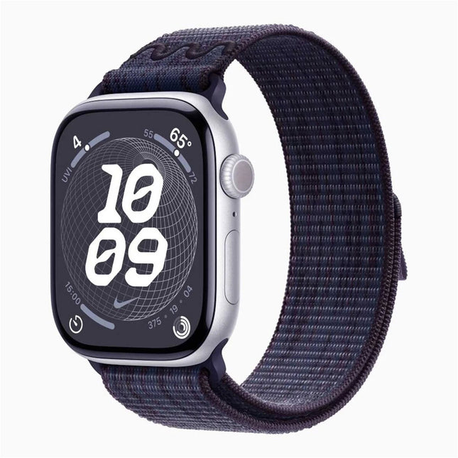 For Apple Watch Nike Sport Loop Band Nylon Strap iWatch 42mm 46mm S11 SE Ultra Indigo
