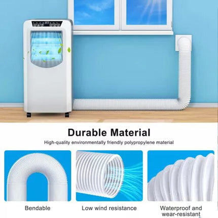 150MM X 2M Flexible Air Conditioner Parts Exhaust Pipe Vent Hose Tube Duct Outlet