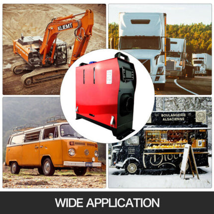 12V 5KW Diesel Heater Tank Remote Control Thermostat Caravan Motorhome