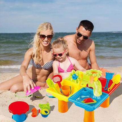 Sand and Water Table Kid Toddlers Beach Toys Outdoor Summer Play