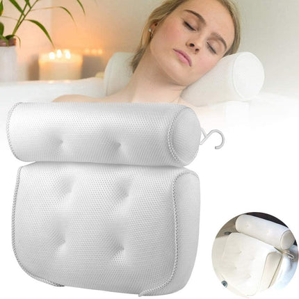 3D Mesh Bath Pillow Spa Breathable Bathtub Cushion-35cm Splendid&Co.