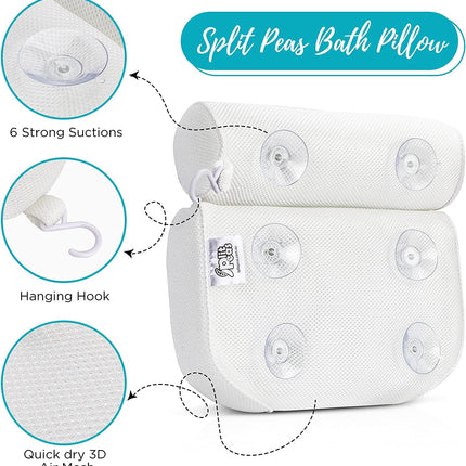 3D Mesh Bath Pillow Spa Breathable Bathtub Cushion-35cm Splendid&Co.