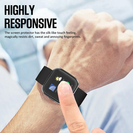 3Pcs Fitbit Versa 3 Sense Hydrogel Screen Protector Cover Splendid&Co.