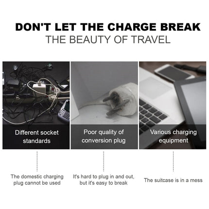 4Packs USA EUROPE JAPAN ASIA to AUS Australian AC Power Plug Adapter Travel Splendid&Co.