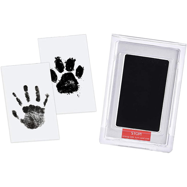 4pcs Inkless Baby print kit Newborn Footprint Handprint Gift Black Splendid&Co.