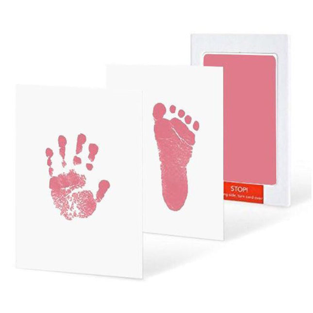 4pcs Inkless Baby print kit Newborn Footprint Handprint Gift Pink Splendid&Co.