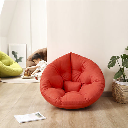 Adjustable Floor Sofa Bed Chair Lazy Leisure Lounger Orange Splendid&Co.