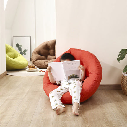 Adjustable Floor Sofa Bed Chair Lazy Leisure Lounger Orange Splendid&Co.
