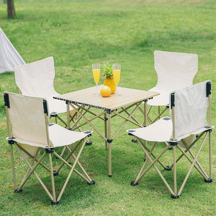Aluminum Camping Foldable Table Picnic BBQ Desk Outdoor Splendid&Co.