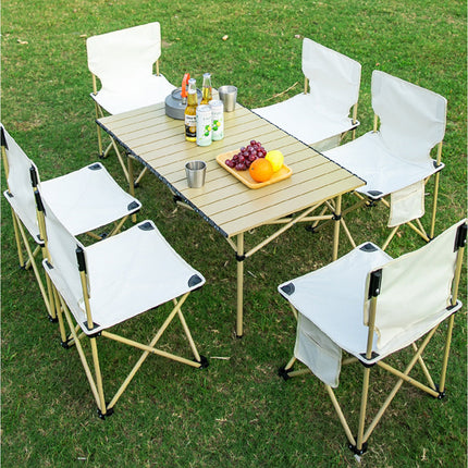 Aluminum Camping Foldable Table Picnic BBQ Desk Outdoor Splendid&Co.