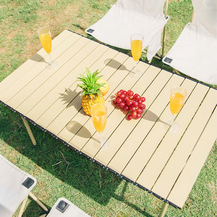 Aluminum Camping Foldable Table Picnic BBQ Desk Outdoor Splendid&Co.
