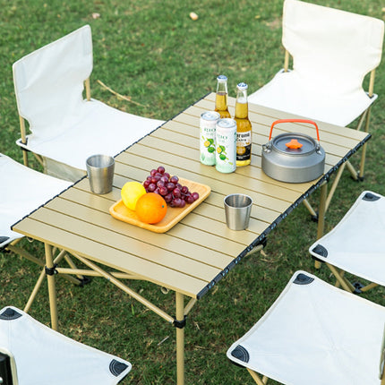 Aluminum Camping Foldable Table Picnic BBQ Desk Outdoor Splendid&Co.