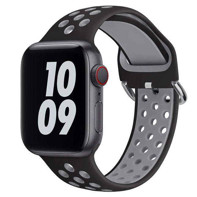 Apple Watch IWatch Band Silicone Strap-Black & Grey Splendid&Co.