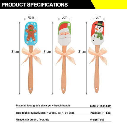 Christmas Silicone Spatula (3 Pieces) Splendid&Co.