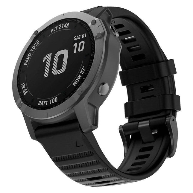 Garmin Fenix 5/6/5X/6X Smartwatch Band Black Splendid&Co.