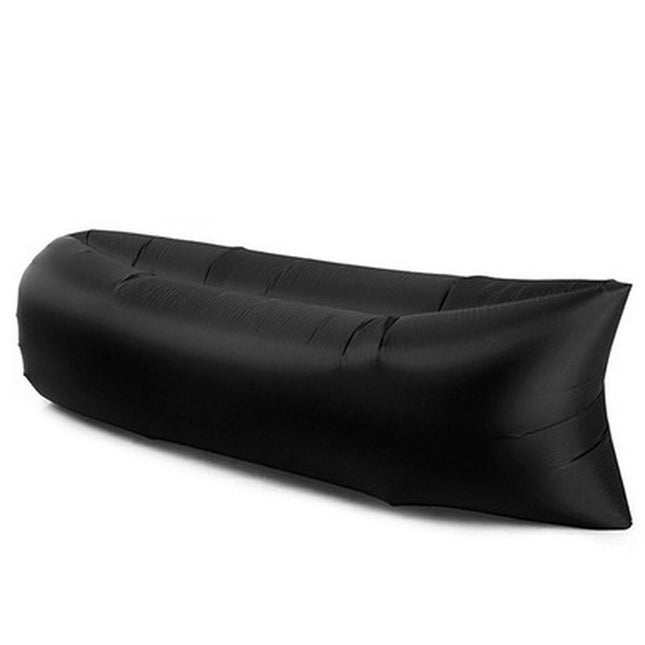 Inflatable Bed Air Sleeping Bag Chair Lounge Beach Sofa Camping Black Splendid&Co.