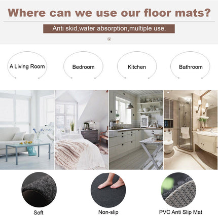 Multiple Design Rectangle Doormat 40cm x 60cm Splendid&Co.