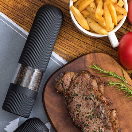 Single Pack Electric Salt & Pepper Grinder Mills Shakers Black Splendid&Co.