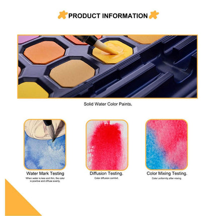 Solid Pigment Watercolor Paint Set Splendid&Co.