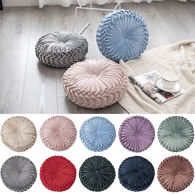 Round Pumpkin Tatami Seat Cushion - Image 1