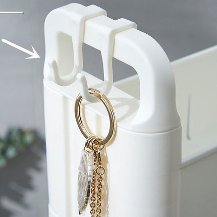 Slim Storage Cart Mobile Shelving Unit Organizer Space Saver