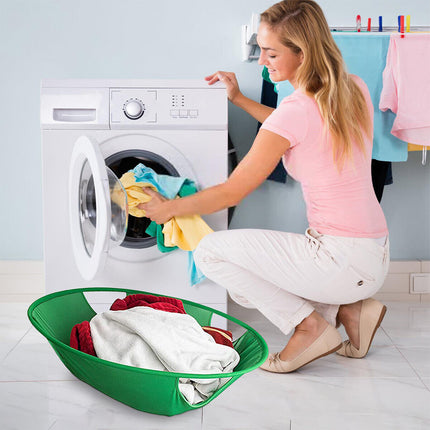 Foldable Laundry Basket Washing Clothes Storage Bag Organiser