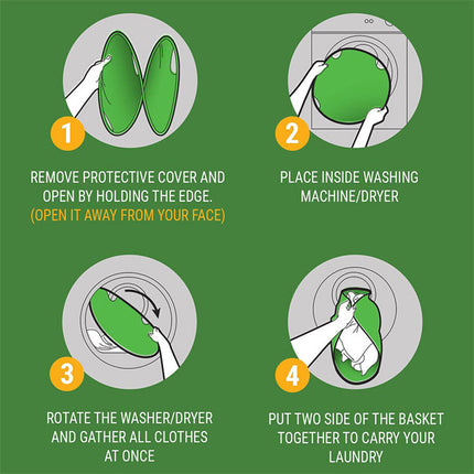 Foldable Laundry Basket Washing Clothes Storage Bag Organiser