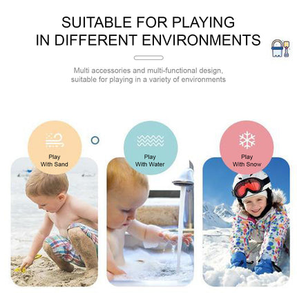 Sand and Water Table Kid Toddlers Beach Toys Outdoor Summer Play