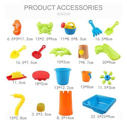 Sand and Water Table Kid Toddlers Beach Toys Outdoor Summer Play
