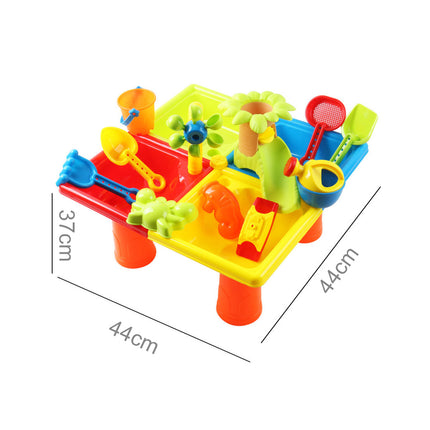 Sand and Water Table Kid Toddlers Beach Toys Outdoor Summer Play