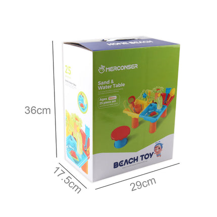 Sand and Water Table Kid Toddlers Beach Toys Outdoor Summer Play