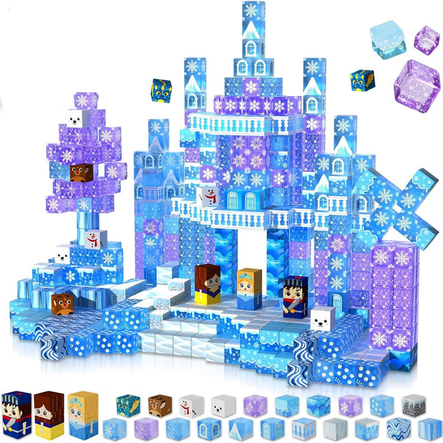 100PCS Snow Kingdom Theme Toy Educational Toy Build Blocks Set