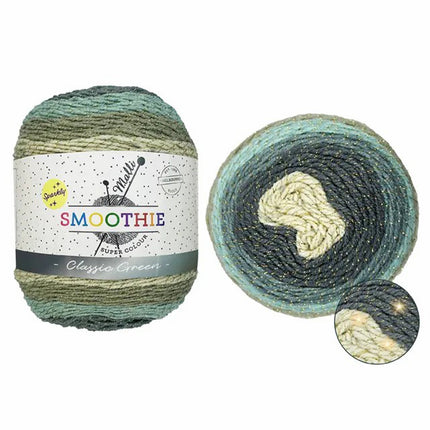 2x 150g Jumbo Colourful Sparkly Knitting Yarn Acrylic Crochet Soft Thread Wool