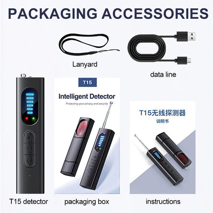 Hidden Camera Detector Anti Spy Bug Tracker Finder Scanner Device Hotel