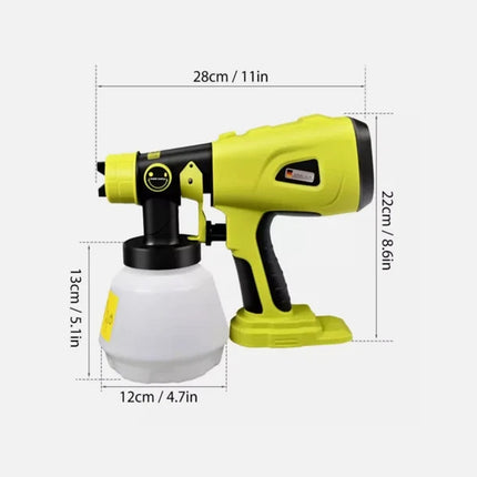 Cordless High Pressure Airless  Paint Sprayer For Ryobi/Makita Battery 18V