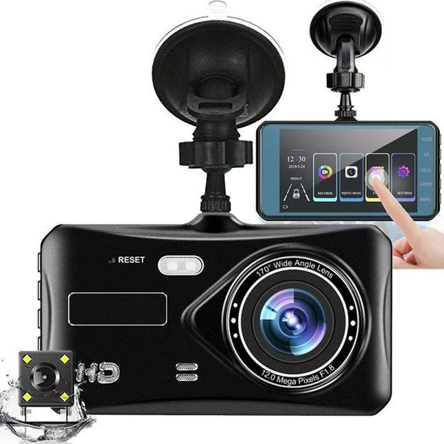 1080P Car Dash Camera Video DVR Recorder Front and Rear Night Vision Dual Cam