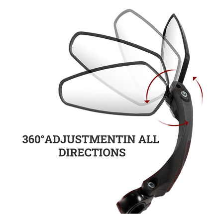 Adjustable Bicycle Rear View Mirror Left Right Cycling Rearview