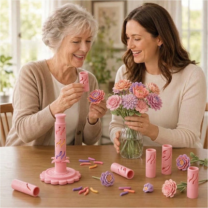 3D Printed Modular Clay Bloom Maker Clay Bloom Shaping Sleeves Gift Making
